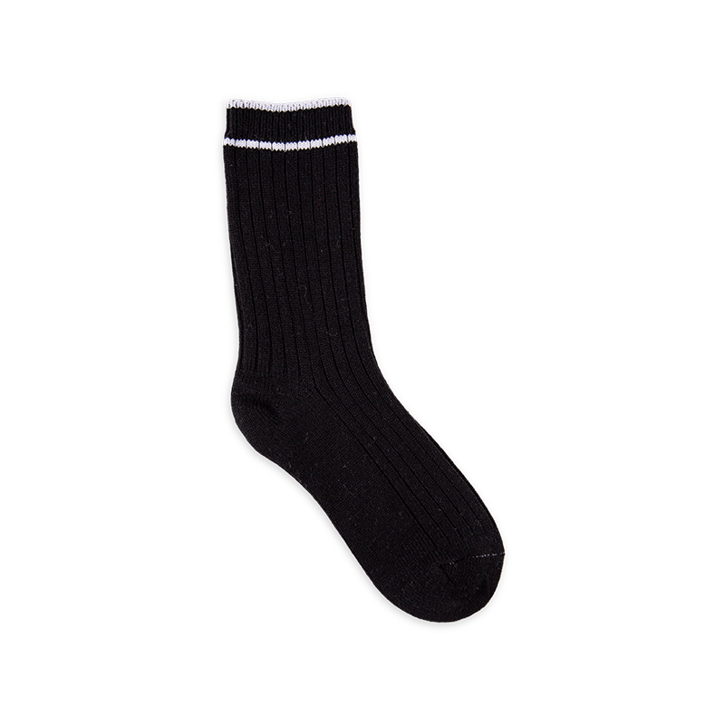 Носки RZ104 Minimalist Black and White Mid Calf Cotton Spring & Summer Series