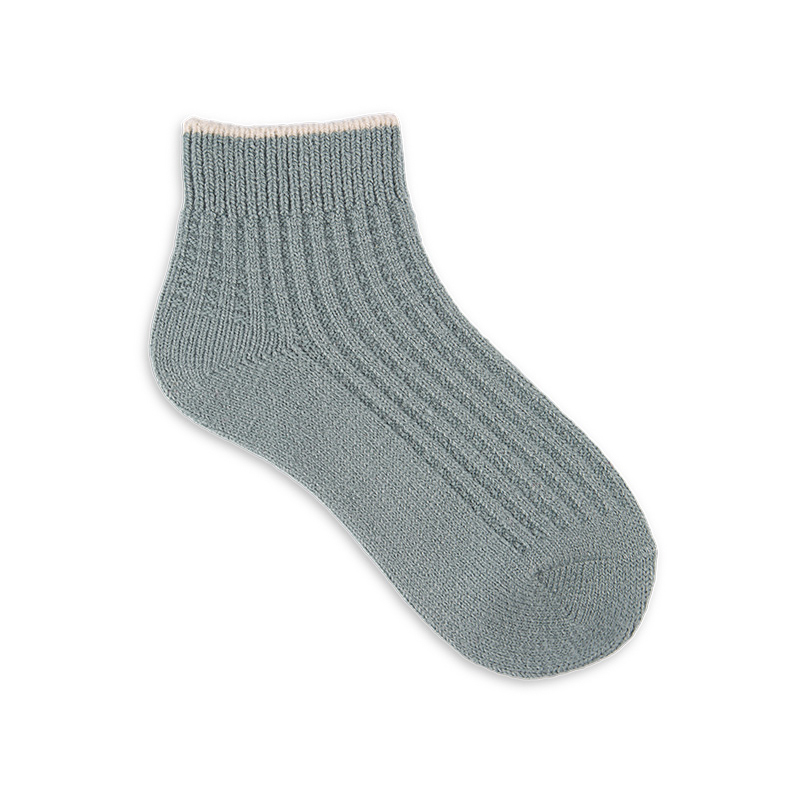 Носки RZ101 Minimalist Solid Color Acrylic Subtle Grid Ankle Socks