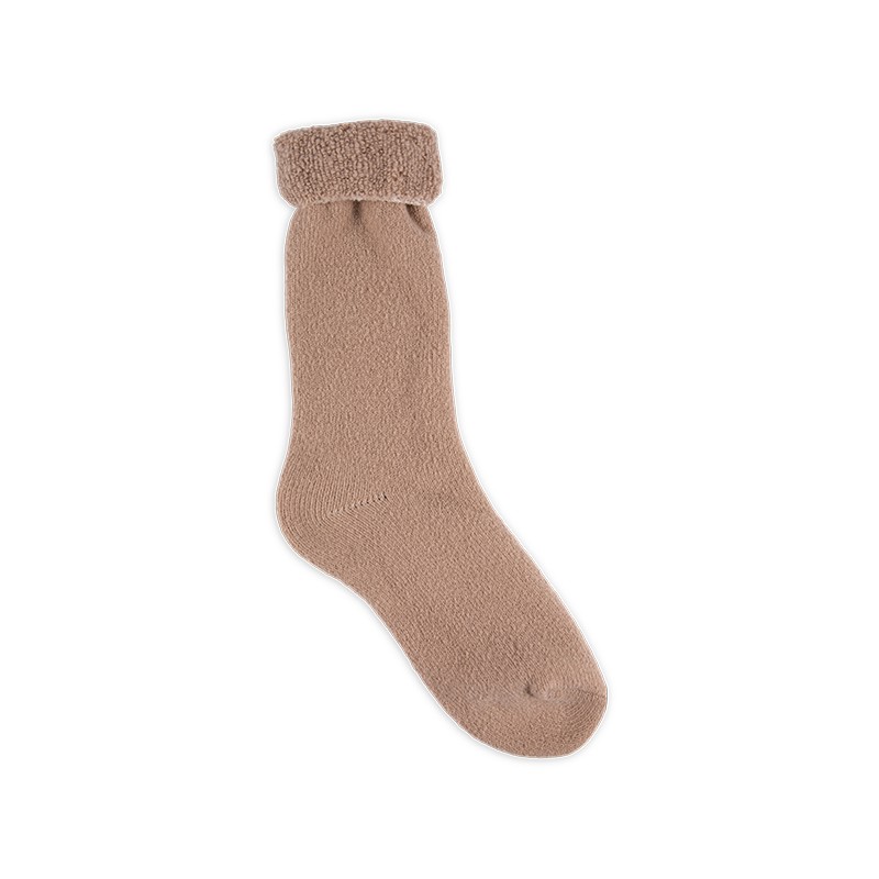 RZ280 Morandi Color Terry Полиэстер Флис Теплые женские носки с термофиксатором