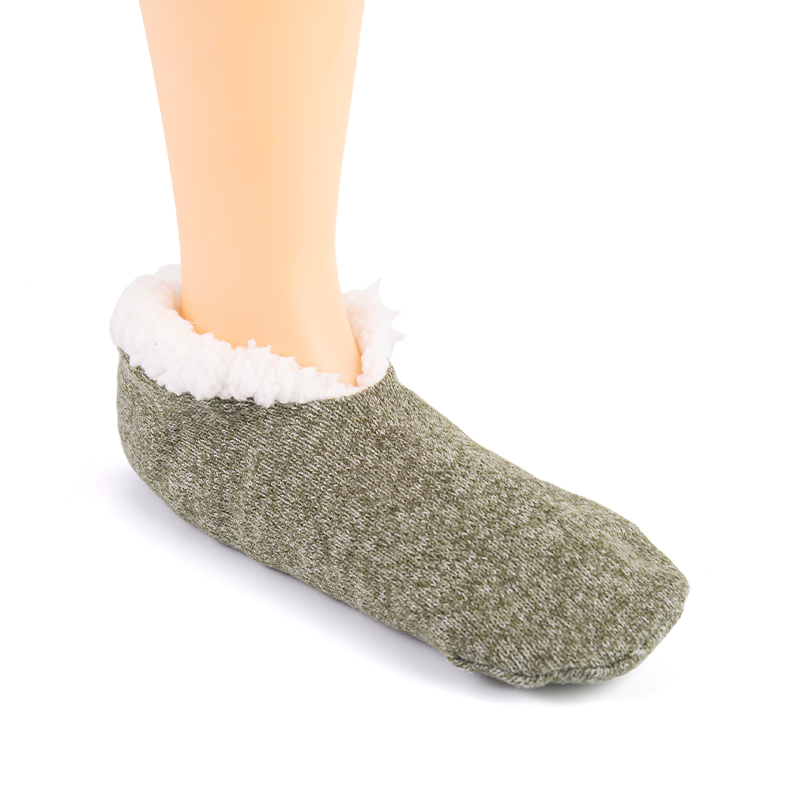 RZ134 Morandi Color Snowflake Pattern, полосатые и однотонные домашние вязаные тапочки